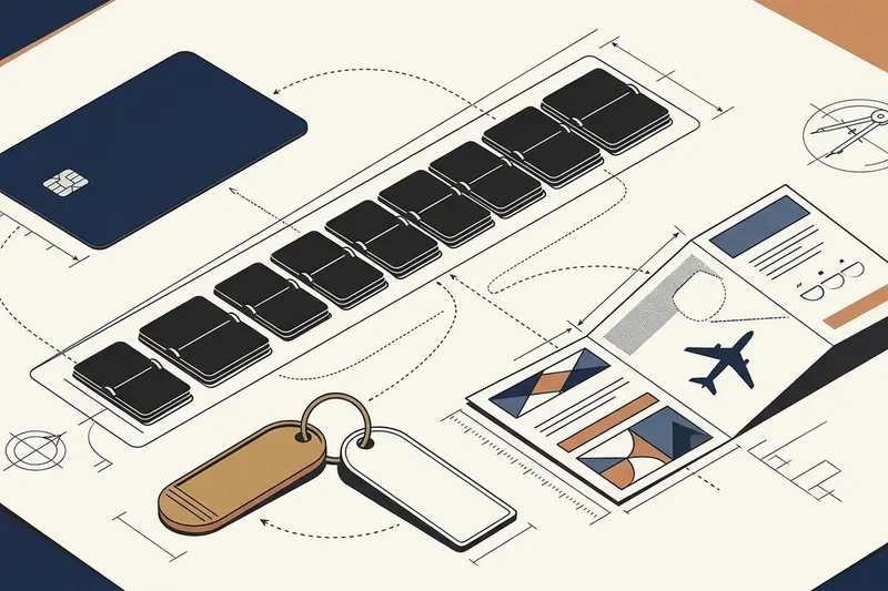 Card rewards, transfer partners and travel redemptions (editorial illustration)